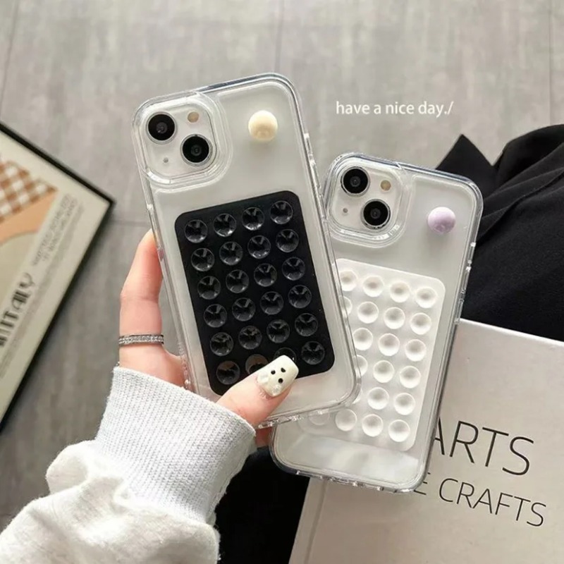 Phone Cases - Alfombrilla de silicona con ventosa para