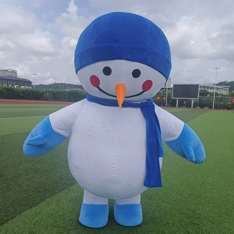 Chargers - Disfraz de muñeco de nieve inflable,