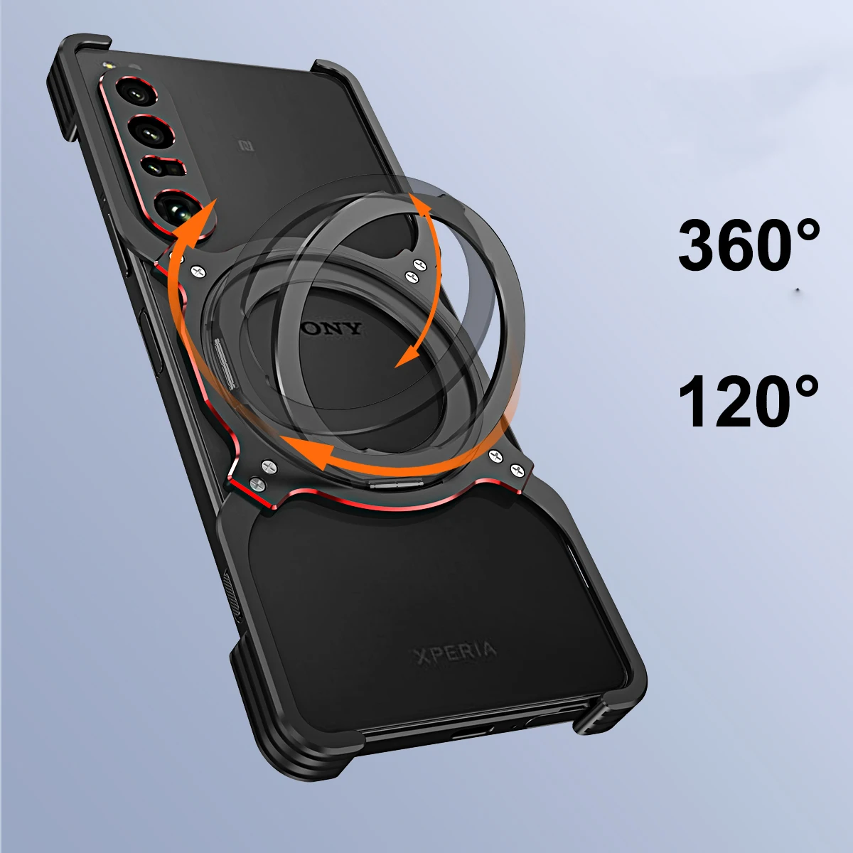 Funda de metal magnética sin m - Metal Bumper Aluminum Frame Case reseña y precio
