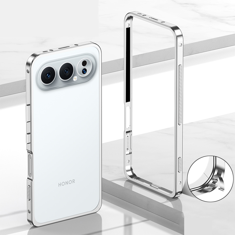 Funda de teléfono con parachoq - Metal Bumper Aluminum Frame Case reseña y precio