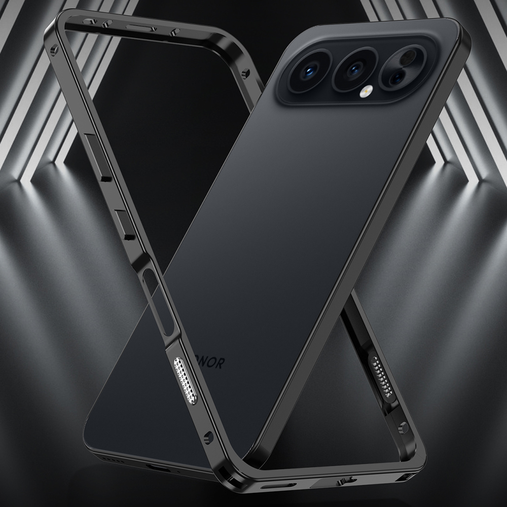 Funda de teléfono con parachoq - Metal Bumper Aluminum Frame Case reseña y precio