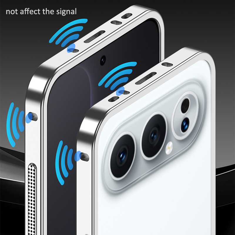Funda de teléfono con parachoq - Metal Bumper Aluminum Frame Case reseña y precio