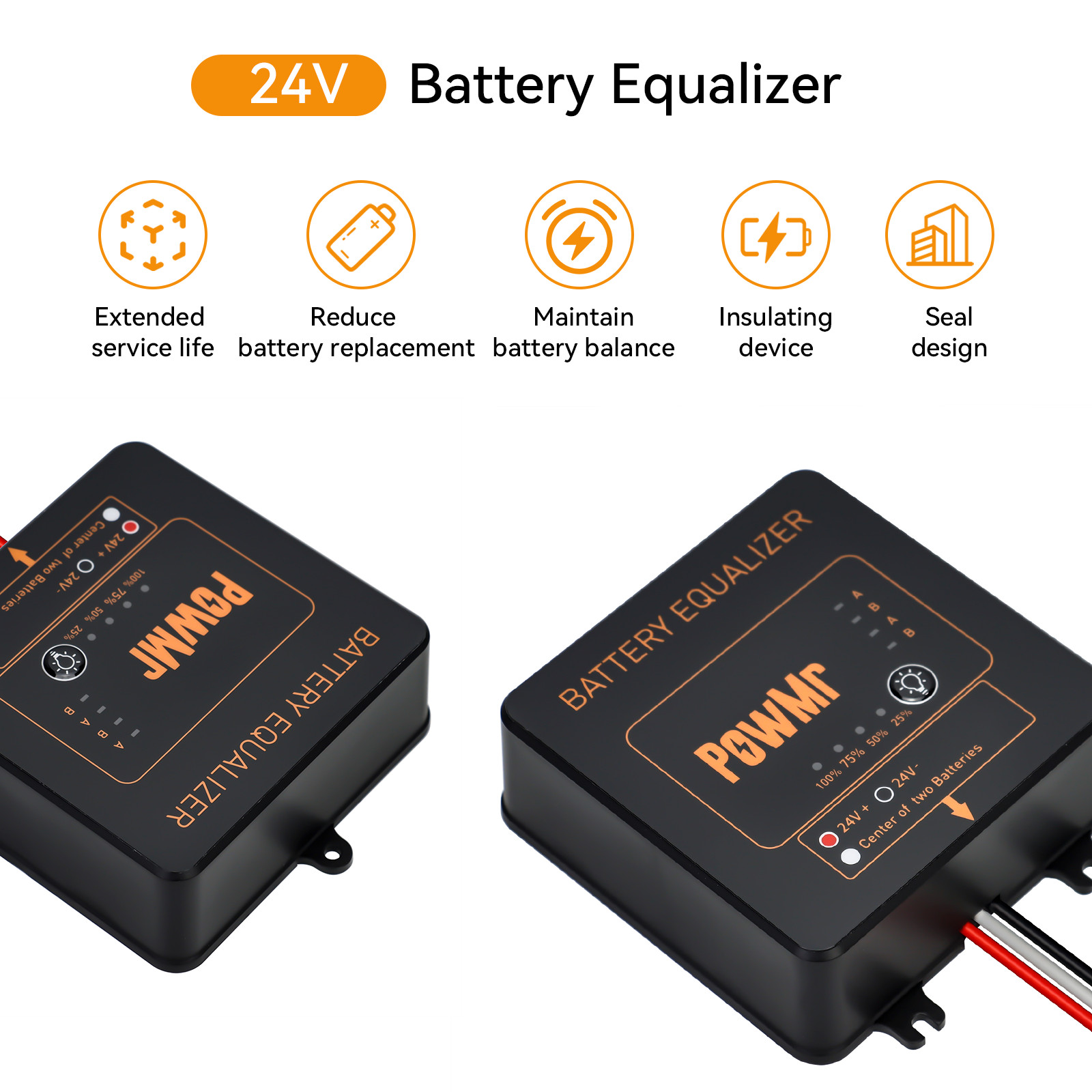PowMr BE24 Ecualizador de Bate - Power Banks reseña y precio
