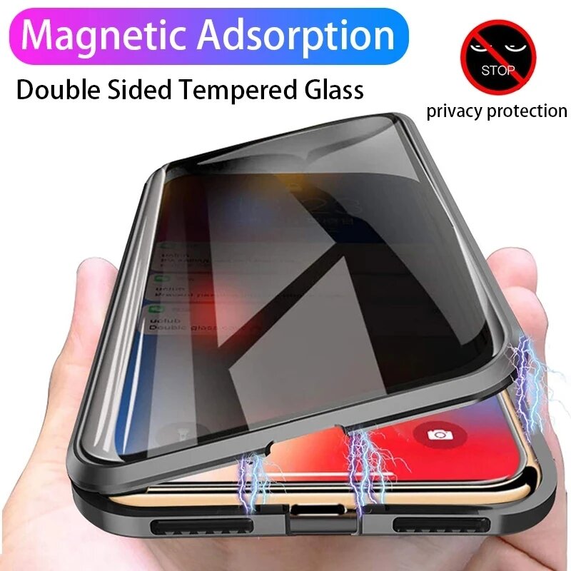 Funda magnética antiespía para - Anti Spy Privacy Glass Case reseña y precio