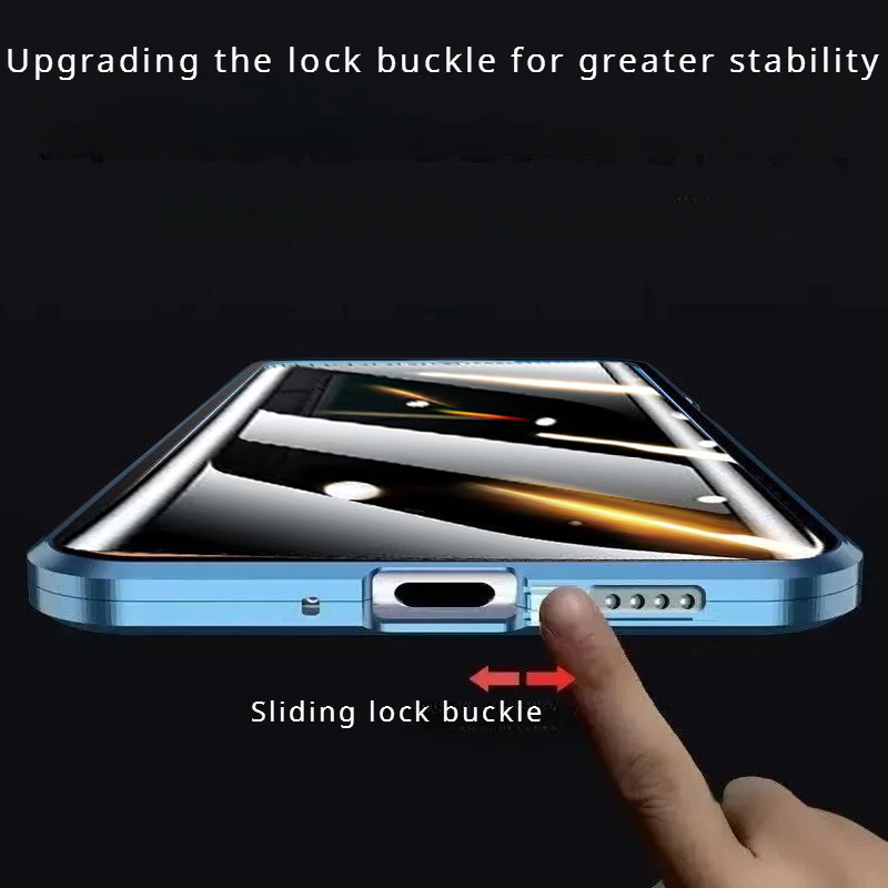 Funda magnética de metal con c - Anti Spy Privacy Glass Case reseña y precio