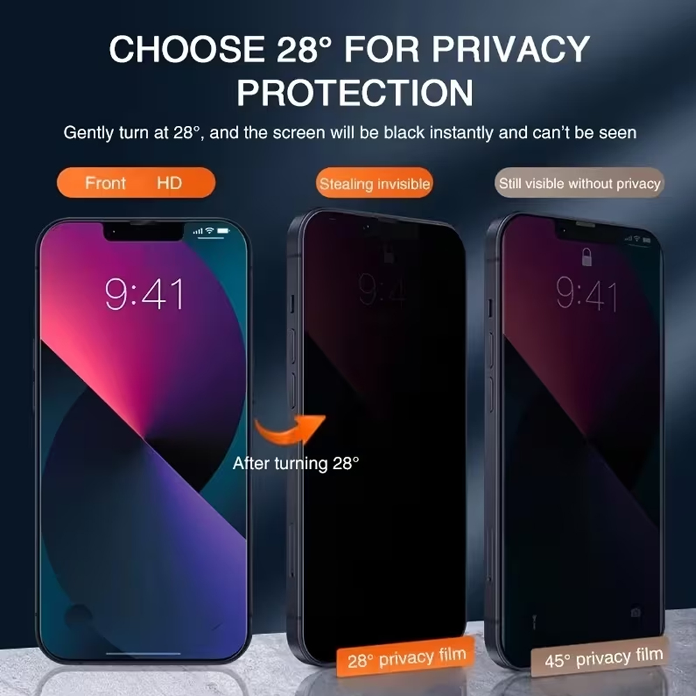 1-5PCS Cristal Templado de Pri - Anti Peek Privacy Tempered Glass reseña y precio